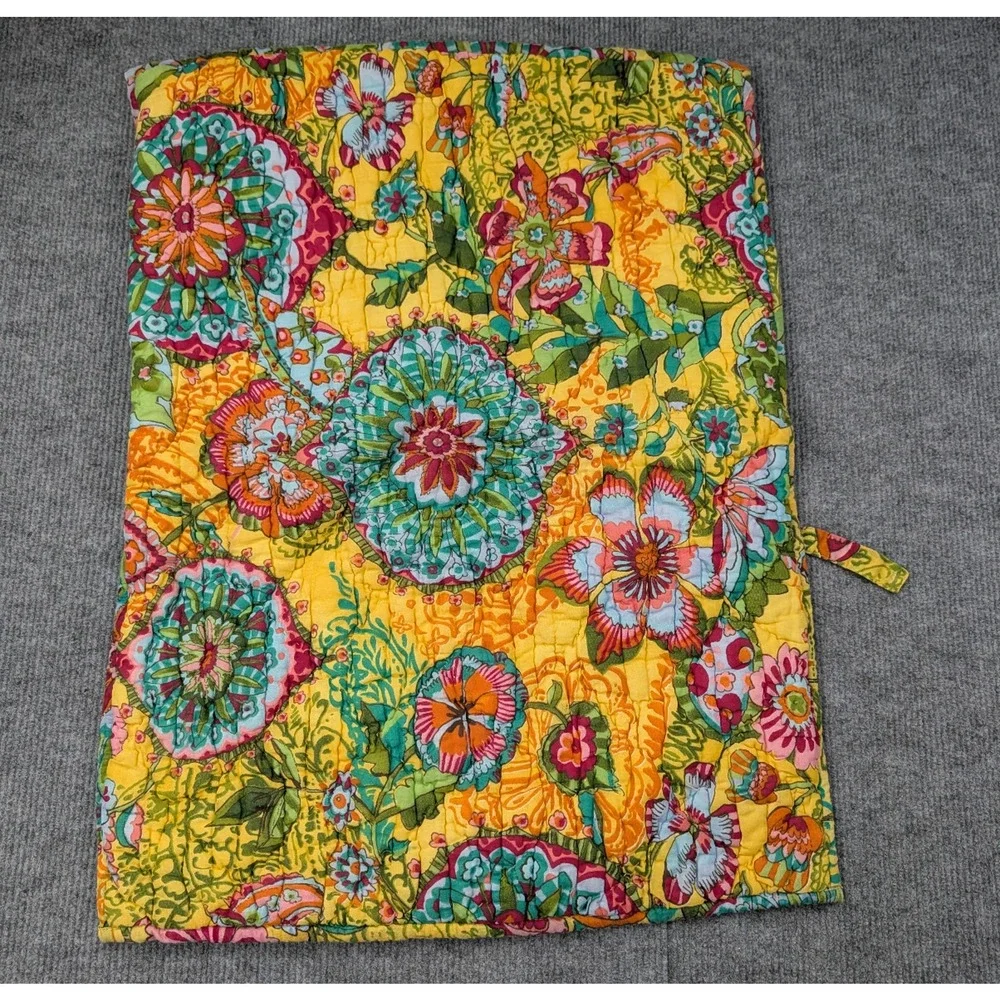 Pottery Barn Pillow Covers 25x18 Cotton Floral India Boho Cottage Colorful Retro